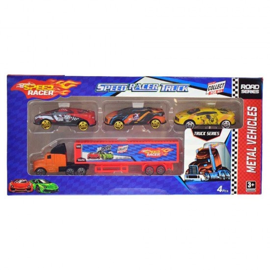 TOYSAN TOY-40 TIR SETİ 3LÜ METAL ARABALI