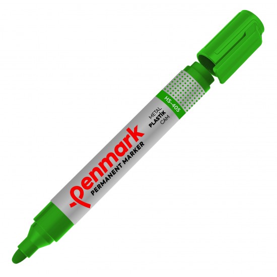 PENMARK HS405 04 PERMANENT MARKER YUVARLAK UÇ YEŞİL