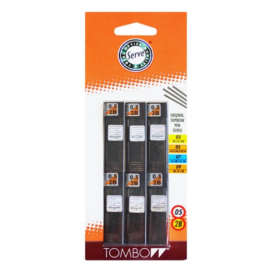 TOMBOW 05MM MİN 2B 6LI BLS NET