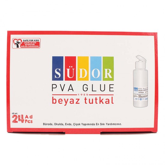 SÜDOR SD405 YAPIŞTIRICI BEYAZ TUTKAL 40ML