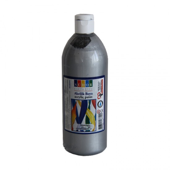 SÜDOR SD1109-23 AKRİLİK BOYA 500ML GÜMÜŞ