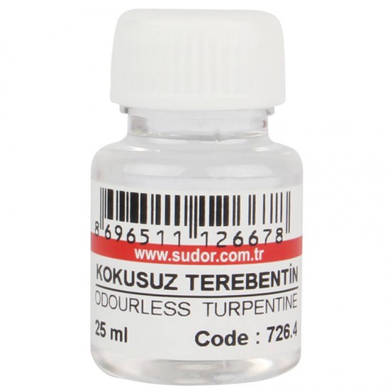 SÜDOR SD726-4 KOKUSUZ TEREBENTİN 25ML ŞİŞE