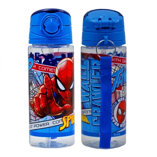 MİKRO OTTO 44214 SPIDERMAN PLASTİK MATARA 500ML WALLCRAWLERW2