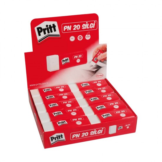 PRİTT PN20 SİLGİ BEYAZ PVC 20LI KT