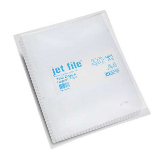 JET FİLE TTJ105 PP TELLİ DOSYA A4 BEYAZ