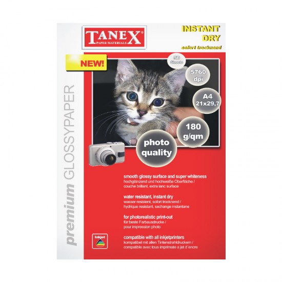 TANEX FOTOĞRAF KAĞIDI A4 180GR 25Lİ