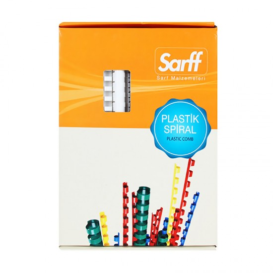 SARFF 15202008 SPİRAL 6MM KIRMIZI 100LÜ