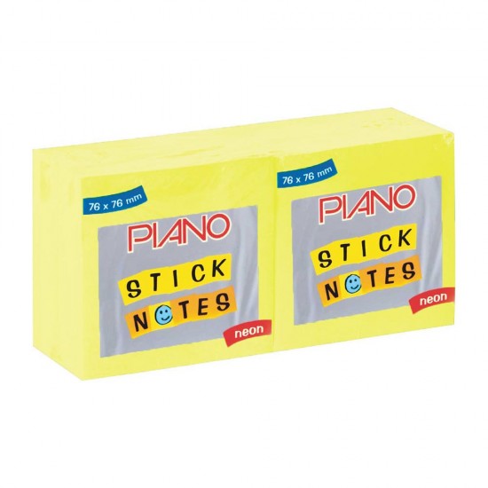 PIANO 87857 POST-IT 76X76 NEON SARI