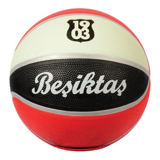 TMN 509251 BEŞİKTAŞ BASKETOL TOPU NO:7 SİYAH-BEYAZ-KIRMIZI