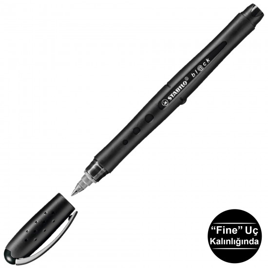 STABİLO BLACK ROLLER KALEM (F UÇ) SİYAH 1016-46