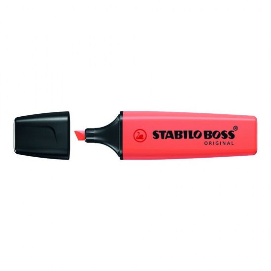 STABİLO BOSS FOSFORLU KALEM 70-140 PASTEL KIRMIZI