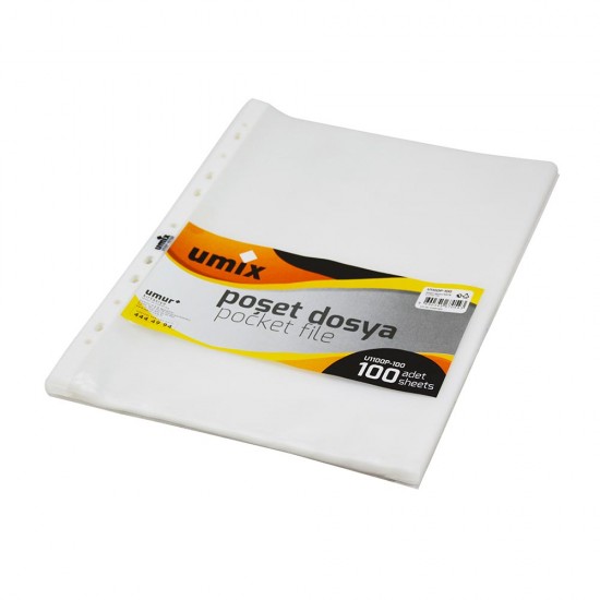 UMİX POŞET DOSYA A4 100LÜ PK U1100P-27