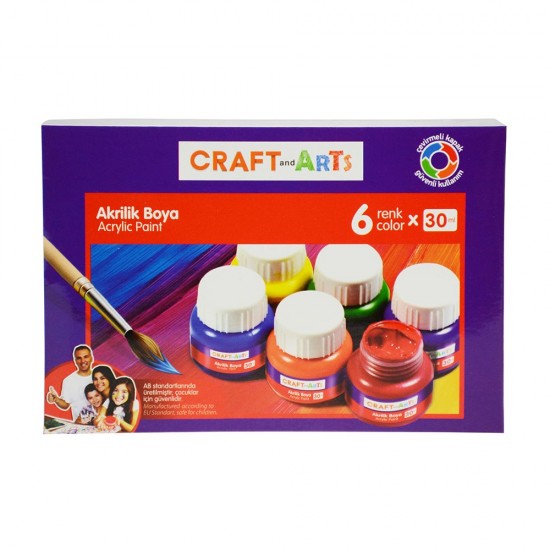 UMUR CRAFT ARTS AKRİLİK 6X30ML U1560KK-6