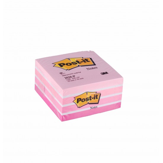 POST-İT 2028P KÜP NOT KAĞIDI 76X76 450YP PEMBE