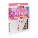 TALENS ACRYLIC SET 24X12ML