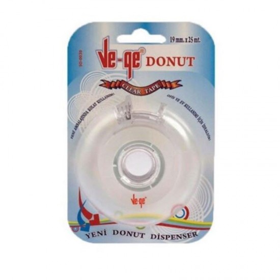 VEGE DONUT SÜPER CLEAR KOLİ BANDI 19X25 MT