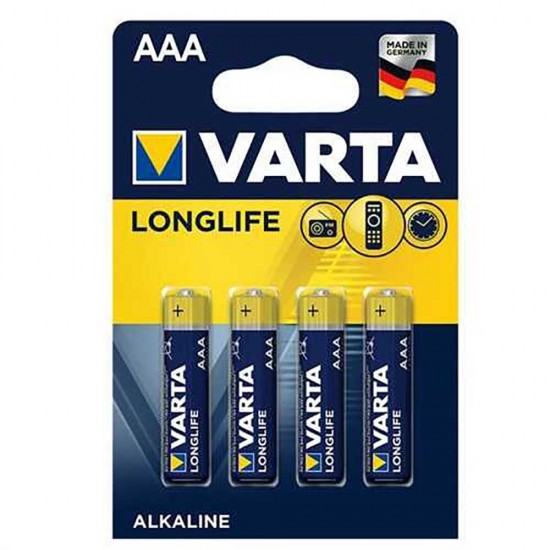 VARTA 9357-41031 LONG LİFE PİL AAA 4LÜ