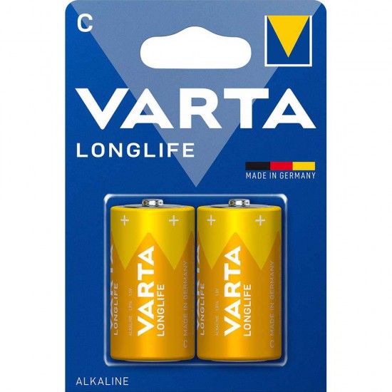 VARTA 9358-41141 LONG LİFE C ORTA BOY PİL 2Lİ