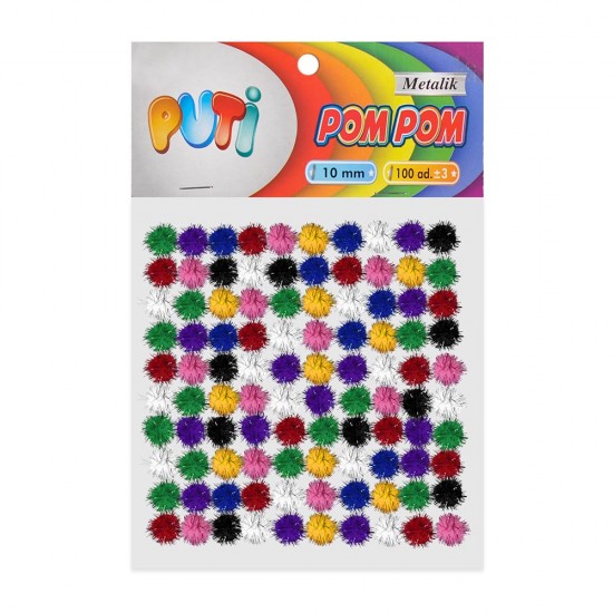 PUTİ 4476 POM POM METALİK 10MM